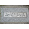 Plaques d'identité, Dog Tags, T/5 Walter Heller, Co. B, 132nd Ordn. Maint. Bn., 10th Armored Division, ETO