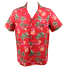 Chemise hawaïenne, rouge, Pearl Harbor