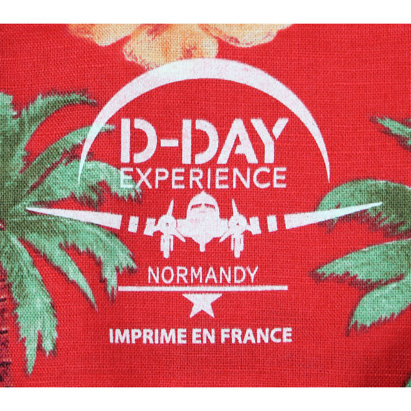 Chemise hawaïenne, rouge, Pearl Harbor