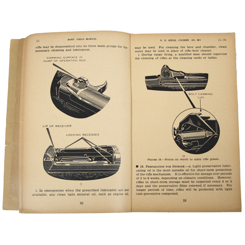 Manual, Field, Basic, FM 23-5, U.S. Rifle, Caliber .30, M1, 1943