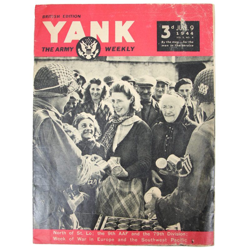 Magazine YANK, 9 juillet 1944, Hiesville, 101st Airborne Division
