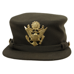 Casquette officier, Women's Army Corps, chocolat, STETSON, taille 55