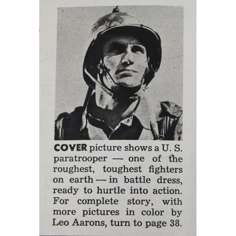 Magazine, LOOK, November 3, 1942, U.S. Paratroopers
