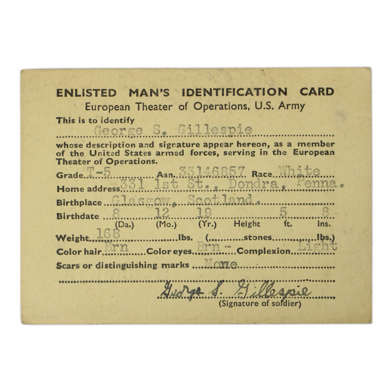 Grouping, T/5 George Gillespie, Rigger Section, Service Co., 502nd PIR, 101st Airborne Division, ETO