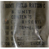 Boîte de ration, B Unit, US Army, Field Ration C, 1942, pleine