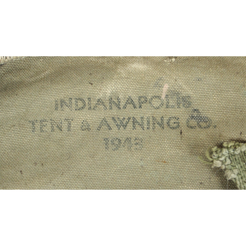 Sac M6 pour roquettes de bazooka, premier type, INDIANAPOLIS TENT & AWNING CO. 1943