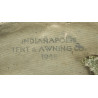 Sac M6 pour roquettes de bazooka, INDIANAPOLIS TENT & AWNING CO. 1943, premier type