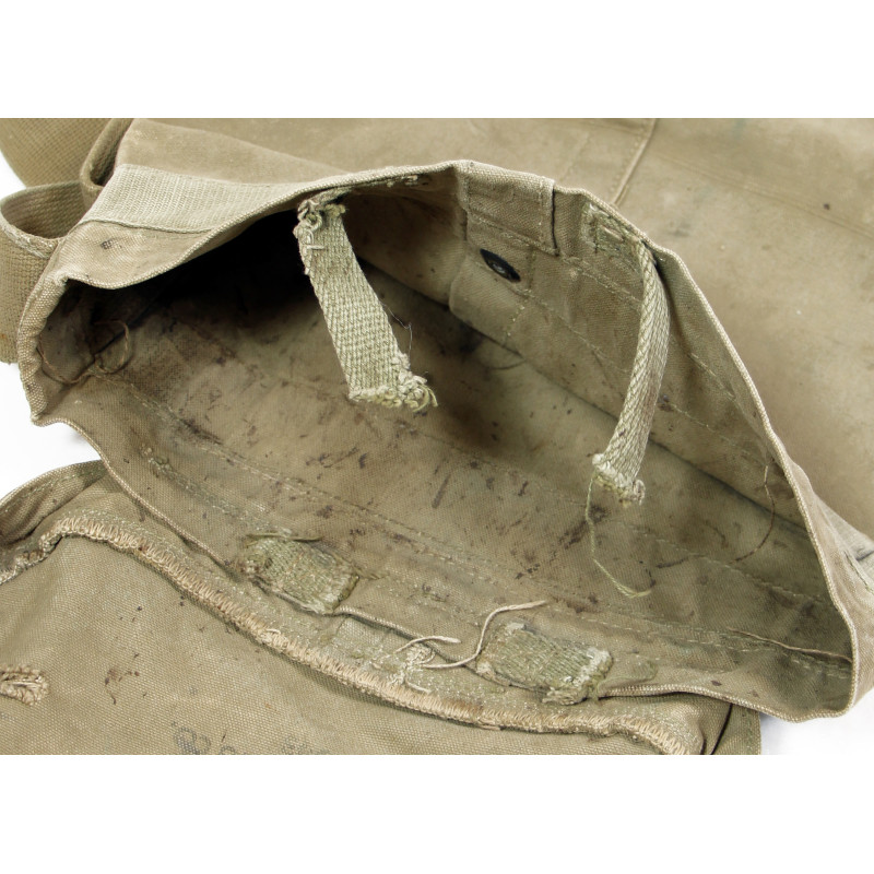 Bag, Carrying, M6, for Rockets, Early Type, INDIANAPOLIS TENT & AWNING CO. 1943