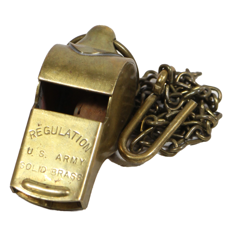 Sifflet en laiton, REGULATION, US Army