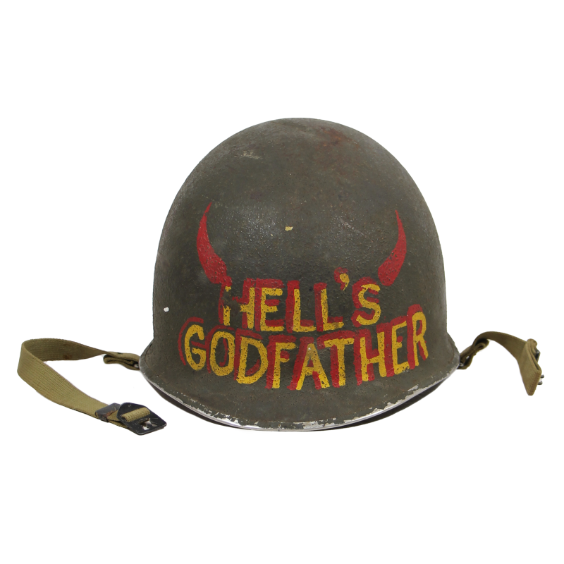 Helmet, M1, Westinghouse Liner, HELL'S GODFATHER