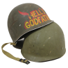 Helmet, M1, Westinghouse Liner, HELL'S GODFATHER