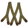 Bretelles, pantalon de parachutiste M-1942, OD 3, matricule partiel