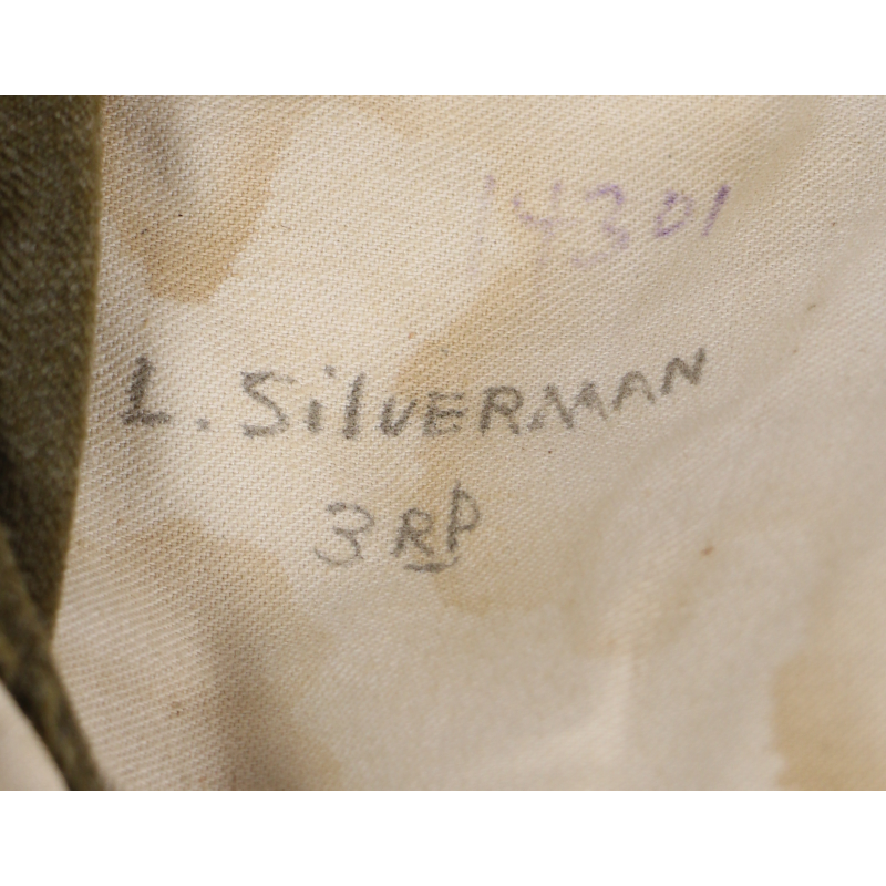 Pantalon moutarde, 33 x 29, 1941, S/Sgt. Leonard Silverman