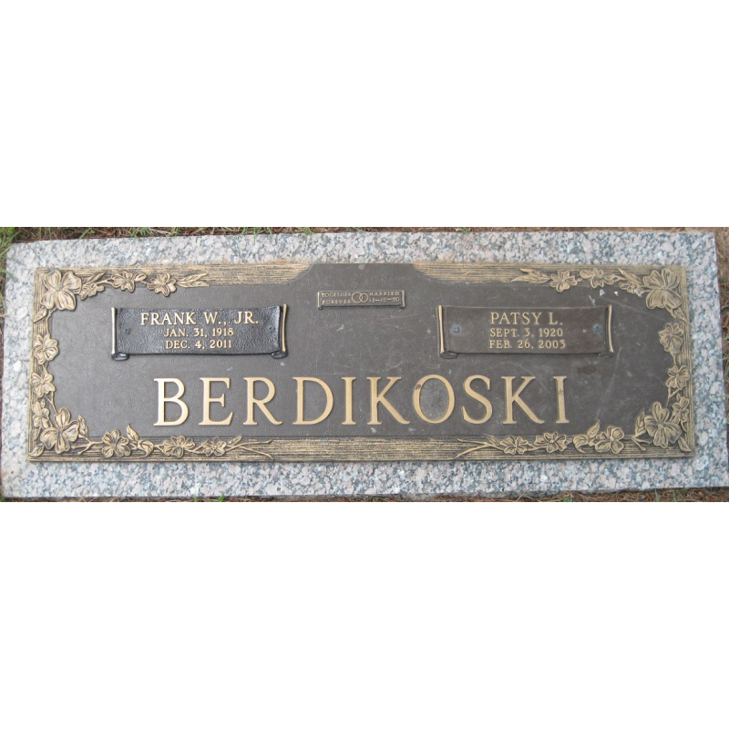 Dog Tag, S/Sgt. Frank Berdikoski, 55th FS, 20th FG, 8th Air Force, USAAF, ETO