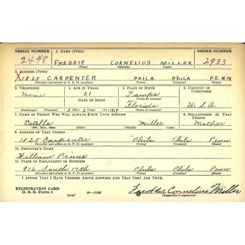 Ceinturon M-1936, T/5 Freddie Miller, 3690th Quartermaster Truck Co., ETO