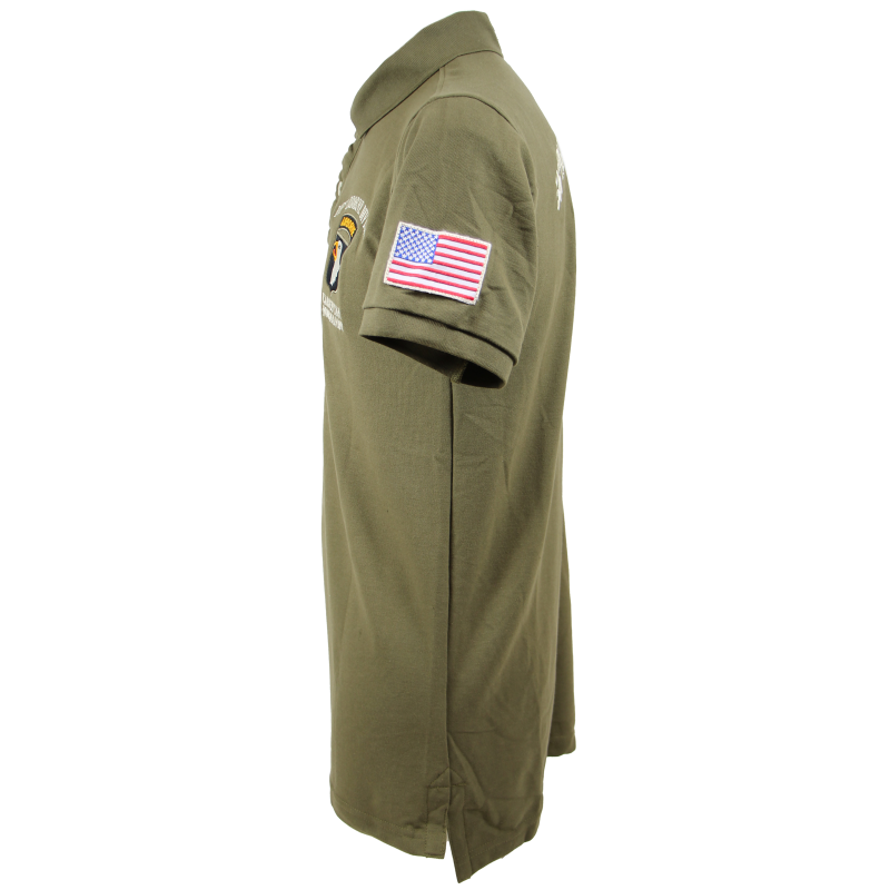 Polo, khaki, 506th PIR, 101st Airborne Division