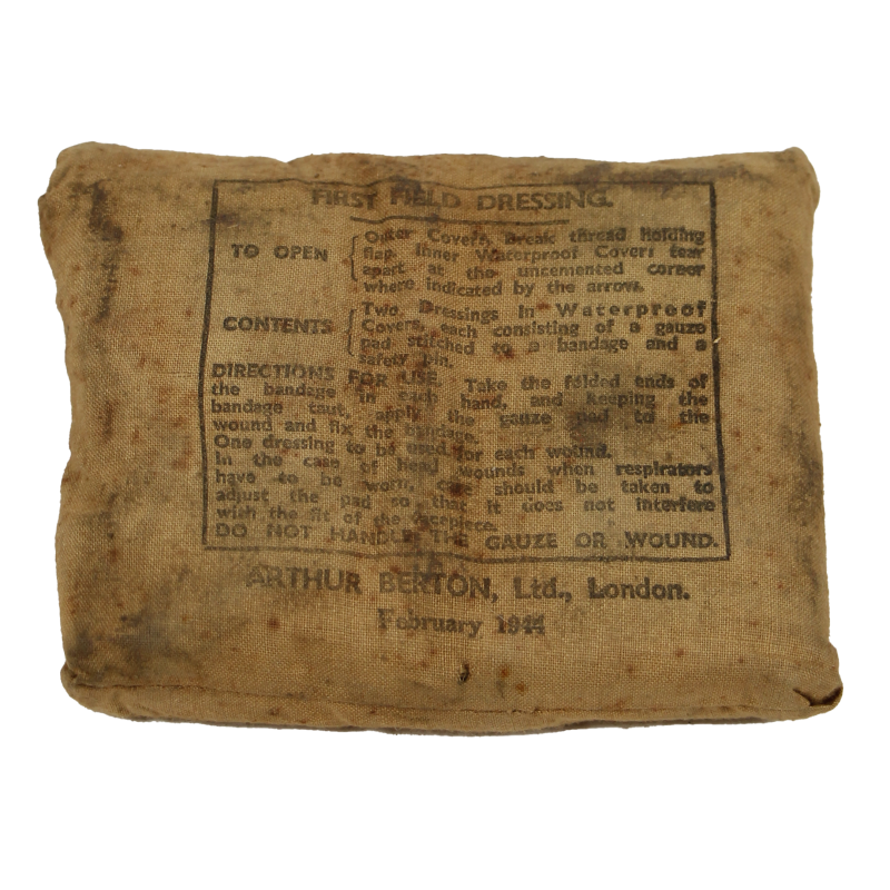 Dressing, Field, First, British, ARTHUR BERTON, Ltd., February 1944