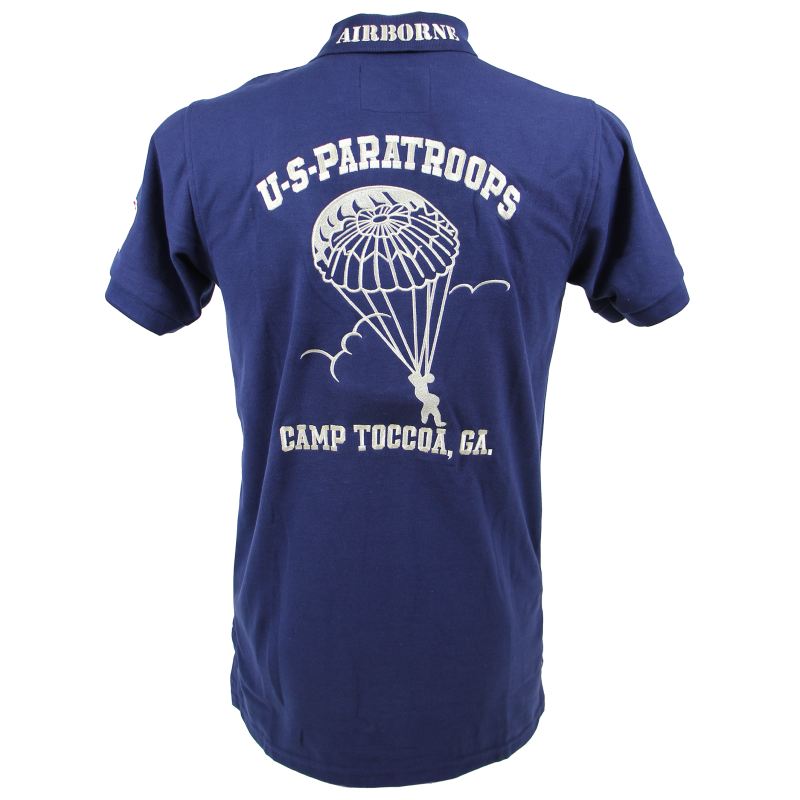 Polo shirt, Blue, Camp Toccoa