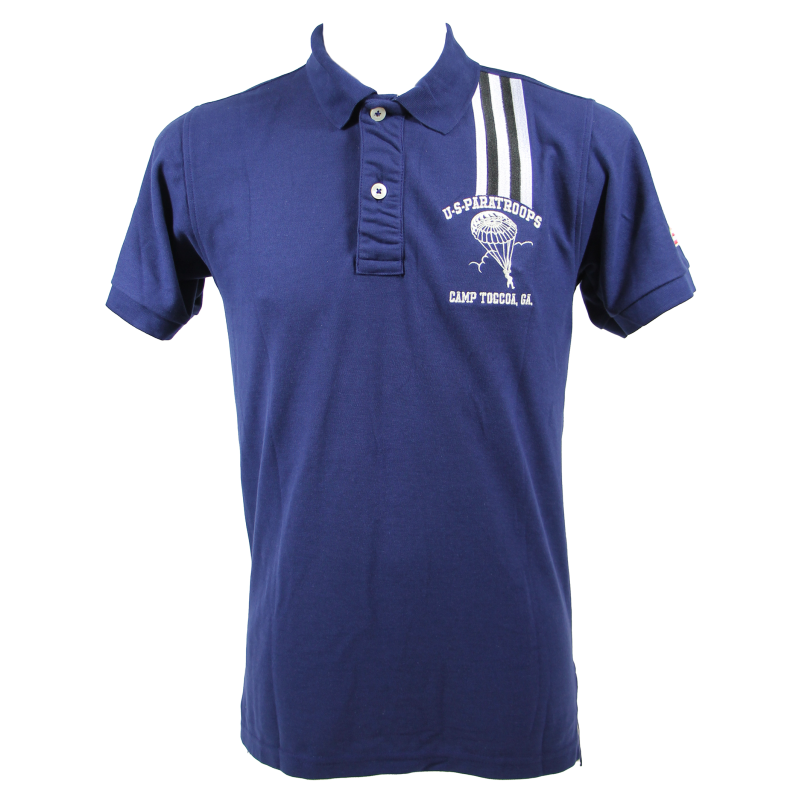 Polo bleu, Camp Toccoa