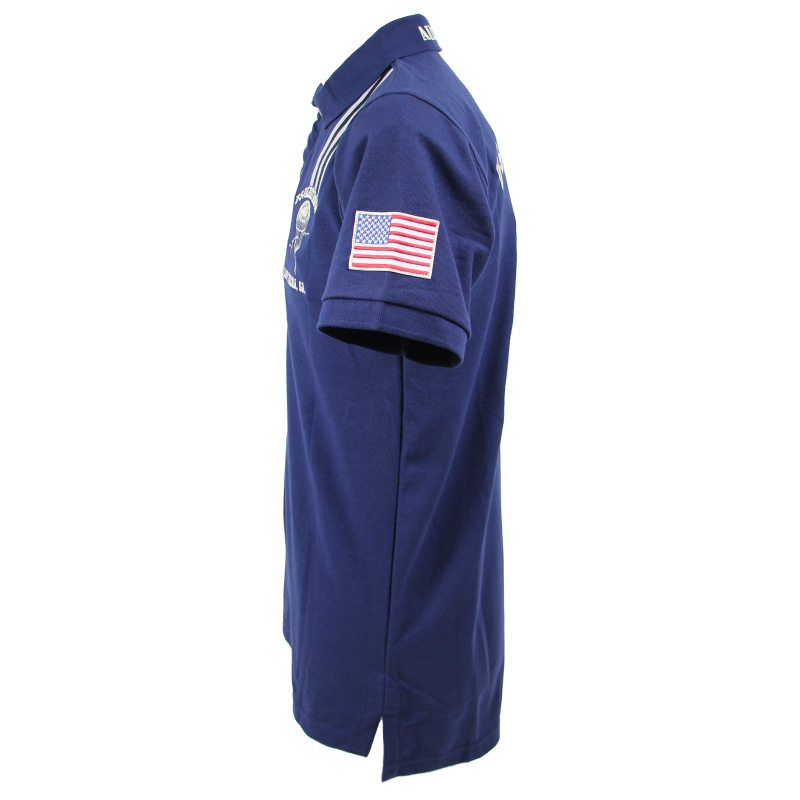 Polo shirt, Blue, Camp Toccoa