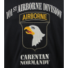 Polo noir, 101st Airborne, Carentan - Normandy