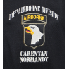 Polo noir, 101st Airborne, Carentan - Normandy