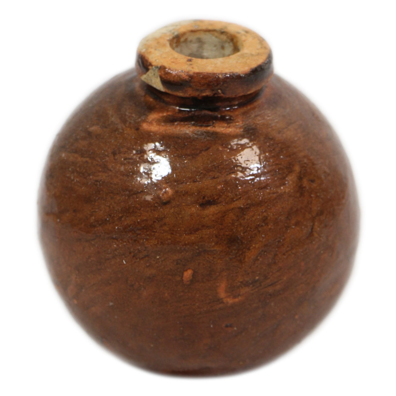 Grenade, Hand, Ceramic, Brown, Type 4, Japanese