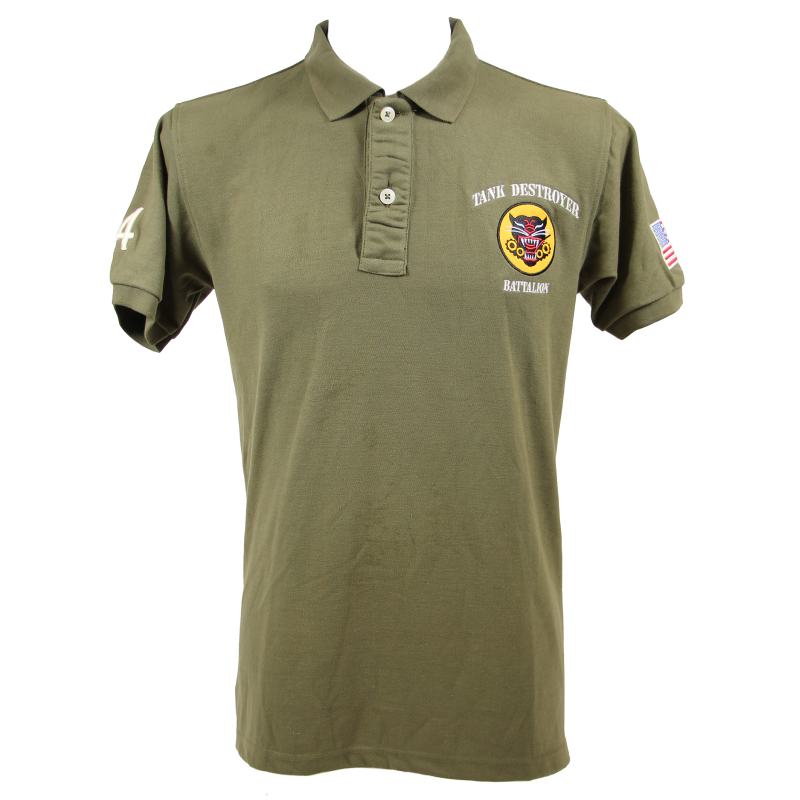 Polo shirt, Khaki, Tank Destroyer