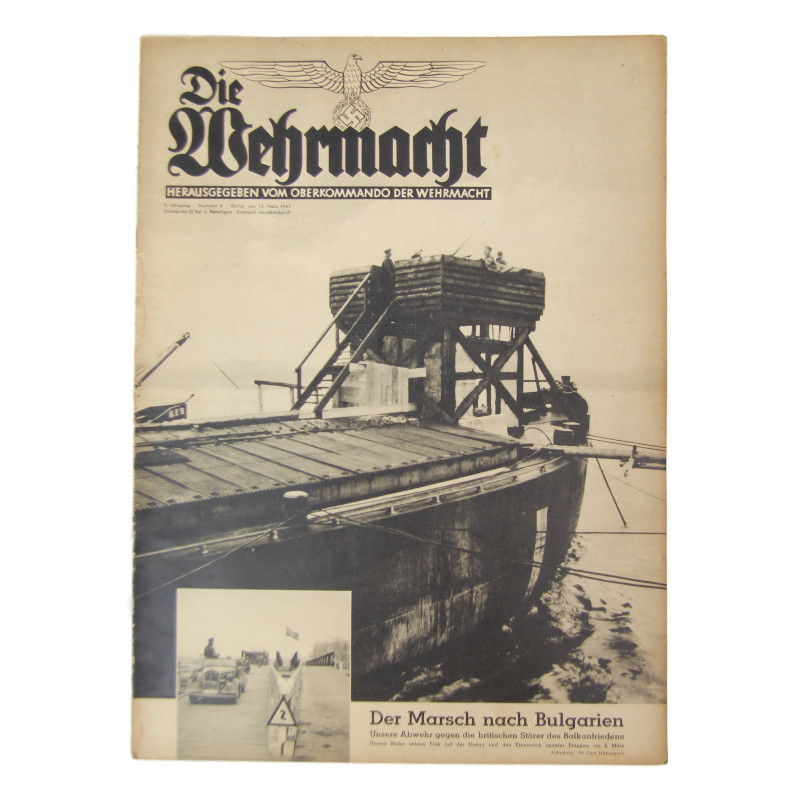Magazine, Die Wehrmacht, March 12, 1941