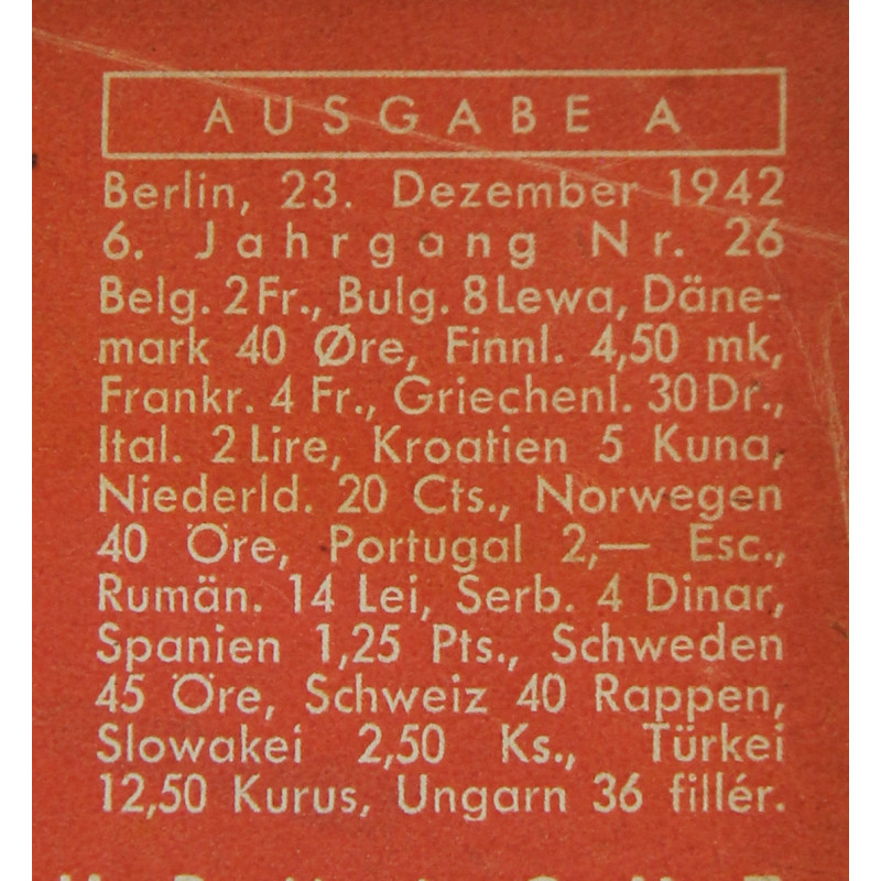 Magazine, Die Wehrmacht, December 23, 1942