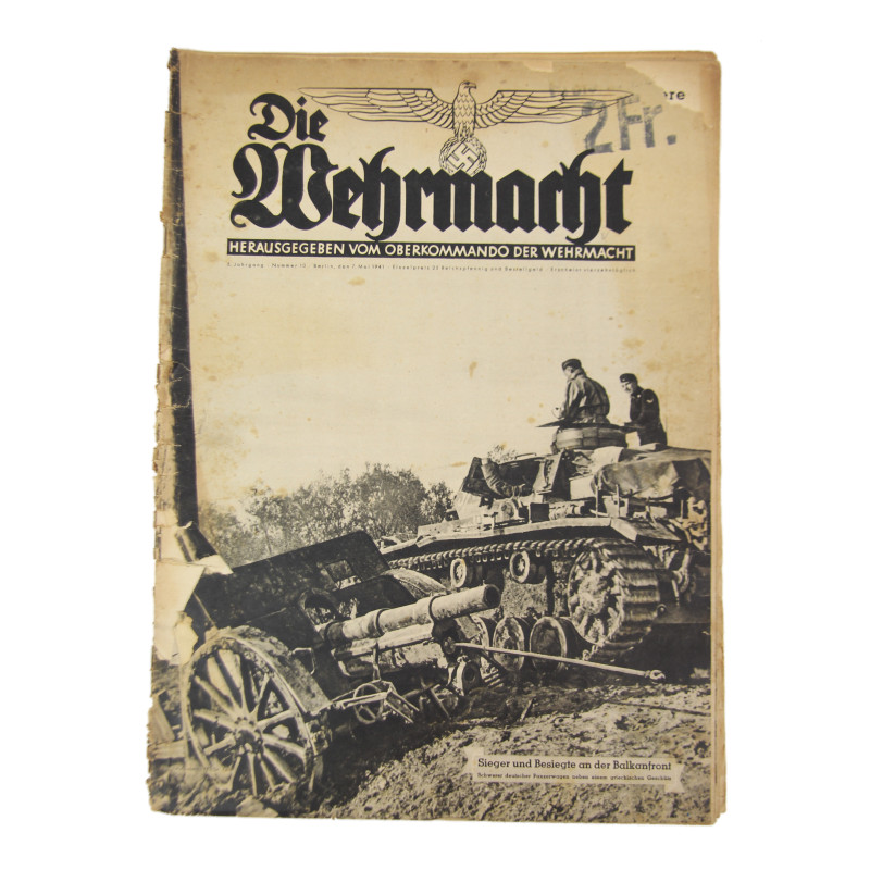Magazine, Die Wehrmacht, 7 mai 1941