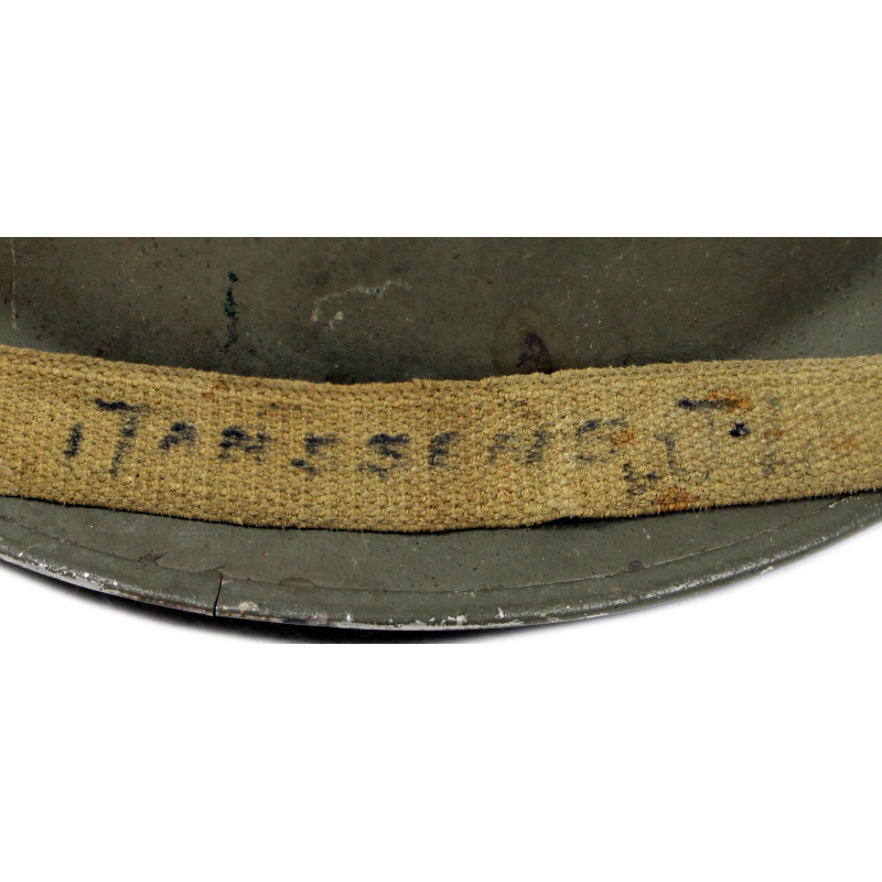 Casque Mk II, britannique, BMB 1943 & CCL 1942, Royal Corps of Signals, nominatif