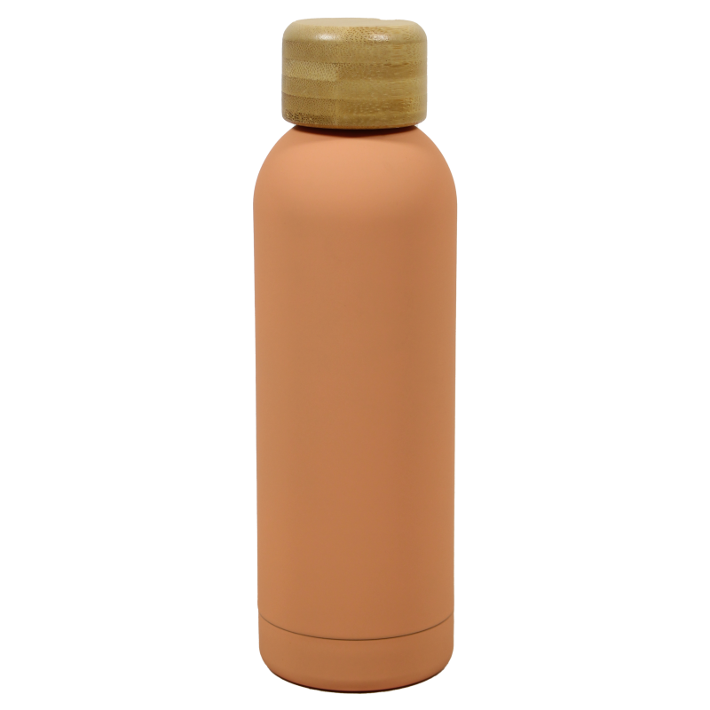 Bouteille isotherme, abricot, Coquelicots