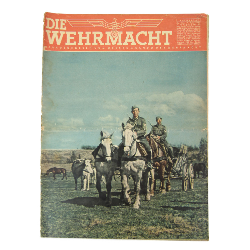 Magazine, Die Wehrmacht, 7 juillet 1943