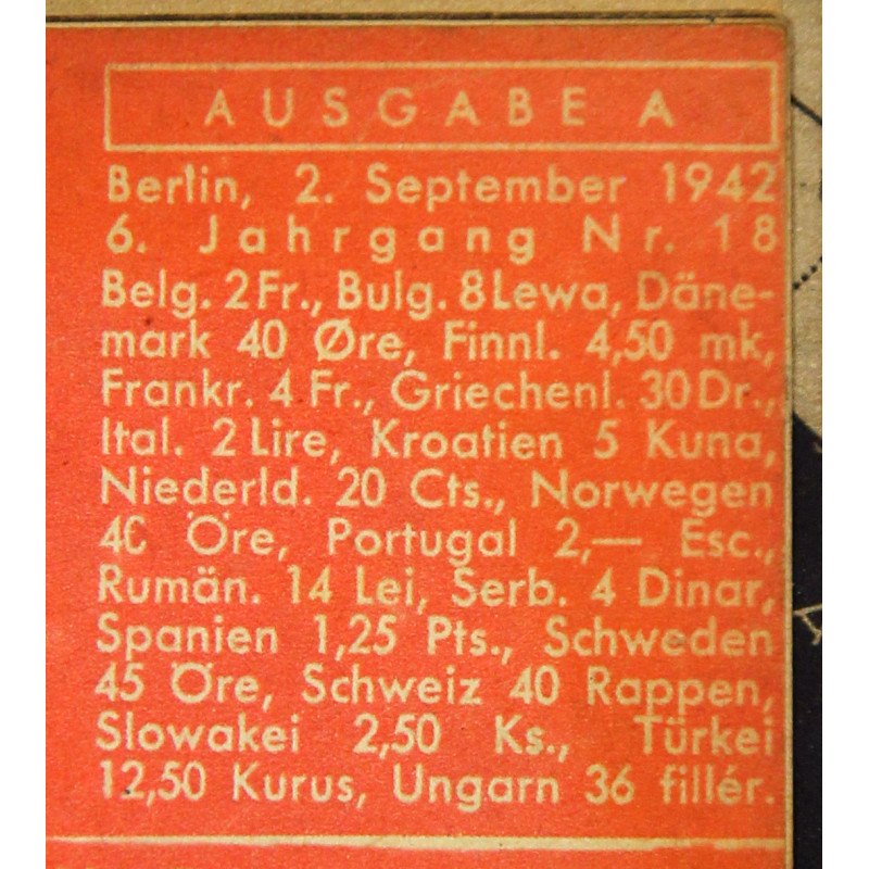 Magazine, Die Wehrmacht, 2 septembre 1942