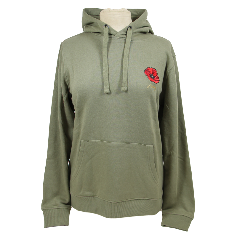 Sweat à capuche, Coquelicots