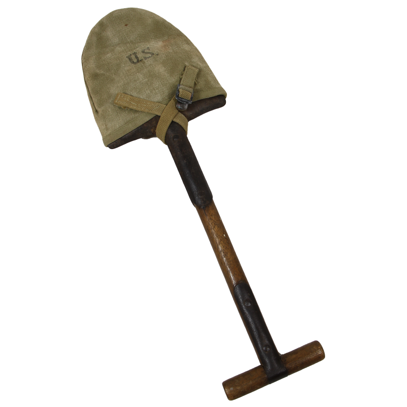 T-Shovel, M-1910, with Cover, KADIN BROS. 1942, Normandy