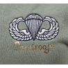 Sweat à capuche, brevet de parachutiste, sequins