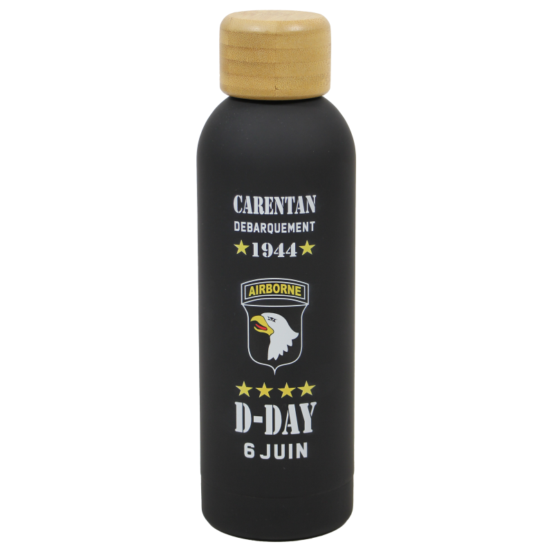 Bottle, Insulated, Black, D-Day, 6 juin