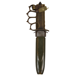 Couteau de tranchée, Knuckle Knife, M1918, L.F. & C., avec fourreau USM8