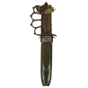 Couteau de tranchée, Knuckle Knife, M1918, L.F. & C., avec fourreau USM8