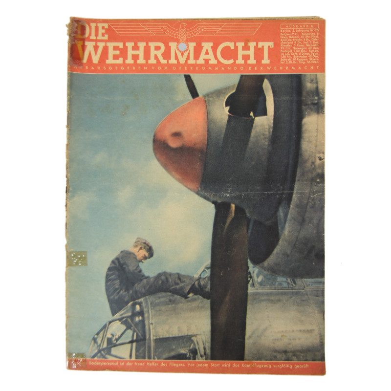 Magazine, Die Wehrmacht, Nr. 25, 1941