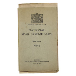 Manual, British, National War Formulary, 1944
