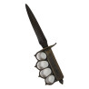 Couteau de tranchée, Knuckle Knife, M1918, L.F. & C., avec fourreau de baïonnette raccourci