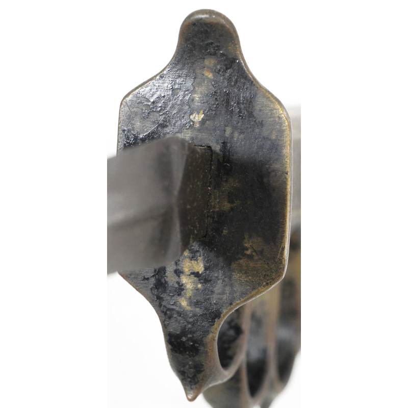 Couteau de tranchée, Knuckle Knife, M1918, L.F. & C., avec fourreau de baïonnette raccourci