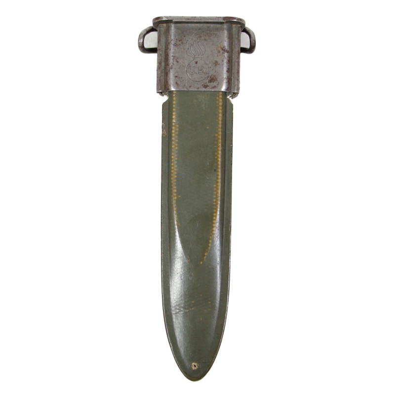 Knife, Trench, M1918, L.F. & C., with Scabbard, Bayonet, Shortened