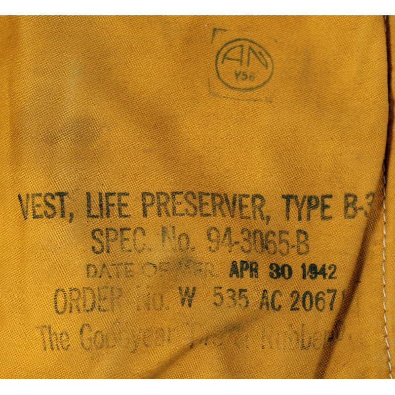Preserver, Life, Mae West, Type B-3, USAAF, 1942