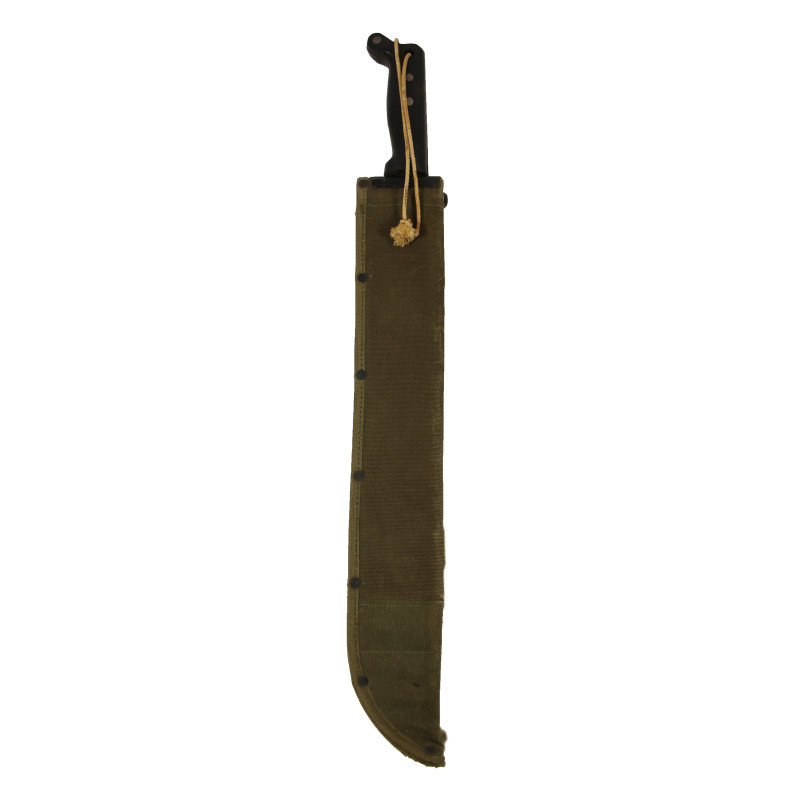 Machete, M-1942, Legitimus, COLLINS & CO. 1943, with Canvas Scabbard, AVERY 1943