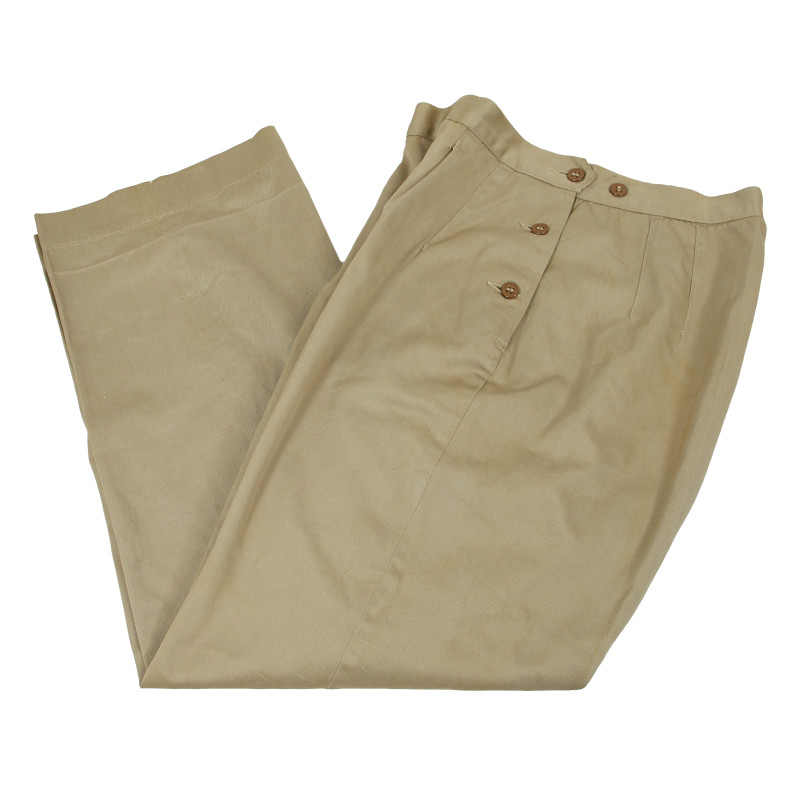 Trousers, Cotton, Khaki (Chino), WAC, Summer Work Uniform