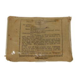 Pansement britannique, First Field Dressing, Johnson & Johnson (Gt. Britain) Ltd., November, 1943
